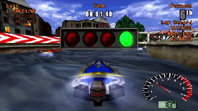 Aqua GT gameplay screenshot on PS1