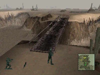 Army Men 3D gameplay screenshot on PS1