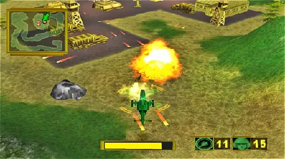 Army Men: Air Attack 2 gameplay screenshot on PS1