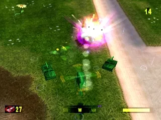 Army Men: Air Attack gameplay screenshot on PS1