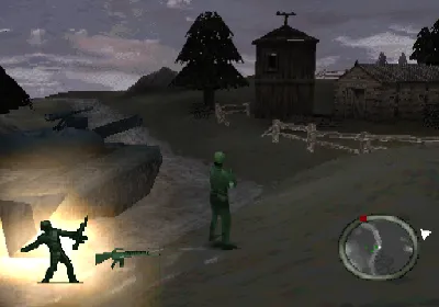 Army Men: Operation Meltdown gameplay screenshot on PS1