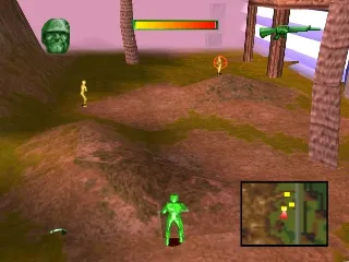 Army Men: Sarge's Heroes gameplay screenshot on PS1