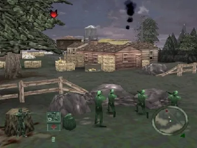Army Men: World War - Land, Sea, Air gameplay screenshot on PS1