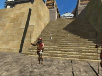 Atlantis: The Lost Tales gameplay screenshot on PS1