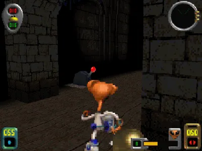 Attack of the Saucerman gameplay screenshot on PS1