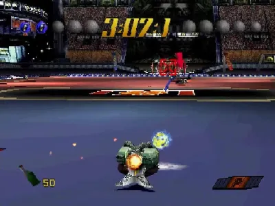 Ballblazer Champions gameplay screenshot on PS1