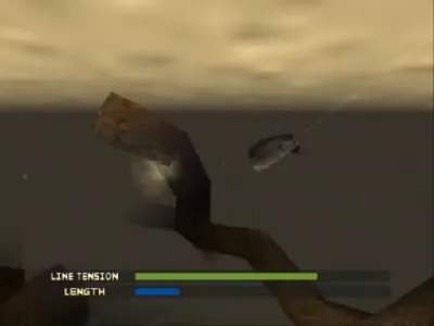 Bass Rise gameplay screenshot on PS1