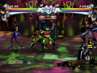 Batman Forever: The Arcade Game gameplay screenshot on PS1