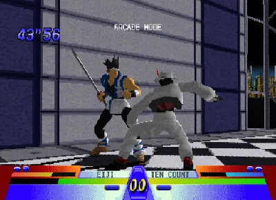 Battle Arena Toshinden 3 gameplay screenshot on PS1