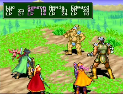 Beyond the Beyond gameplay screenshot on PS1