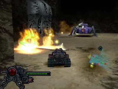 Blaster Master: Blasting Again gameplay screenshot on PS1