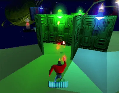 Blasto gameplay screenshot on PS1