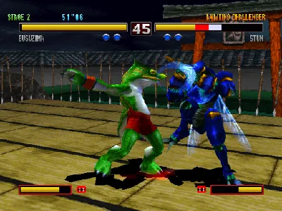 Bloody Roar 2 gameplay screenshot on PS1