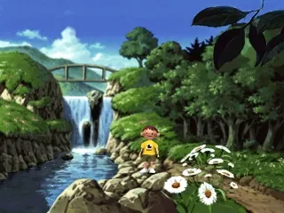 Boku no Natsuyasumi gameplay screenshot on PS1