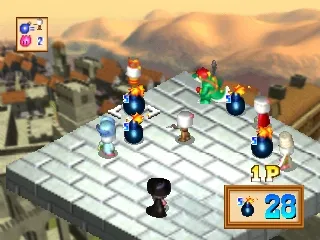 Bomberman Wars gameplay screenshot on PS1