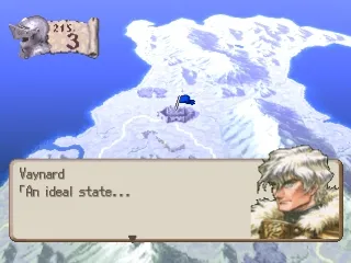 Brigandine gameplay screenshot on PS1