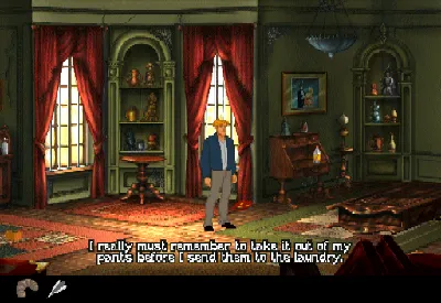 Broken Sword II: The Smoking Mirror gameplay screenshot on PS1