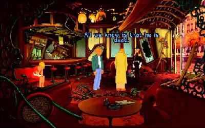 Broken Sword: The Shadow of the Templars gameplay screenshot on PS1