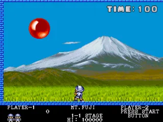 Buster Bros. Collection gameplay screenshot on PS1