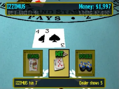 Caesars Palace 2000 gameplay screenshot on PS1