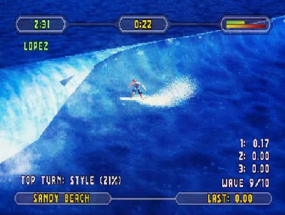 Championship Surfer gameplay screenshot on PS1