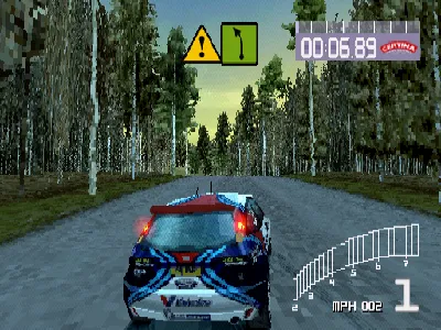 Colin McRae Rally 2.0 gameplay screenshot on PS1