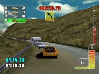Colin McRae Rally gameplay screenshot on PS1