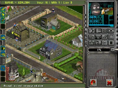 Constructor gameplay screenshot on PS1