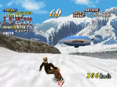 Cool Boarders gameplay screenshot on PS1