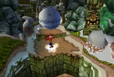 Crash Bandicoot 2: Cortex Strikes Back gameplay screenshot on PS1