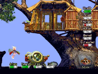 Creatures gameplay screenshot on PS1
