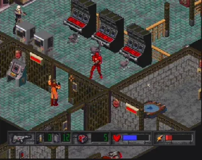 Crusader: No Remorse gameplay screenshot on PS1