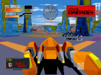 Cyber Sled gameplay screenshot on PS1
