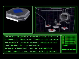 Cyberwar gameplay screenshot on PS1