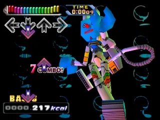Dance Dance Revolution Konamix gameplay screenshot on PS1