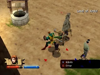 Darkstone gameplay screenshot on PS1