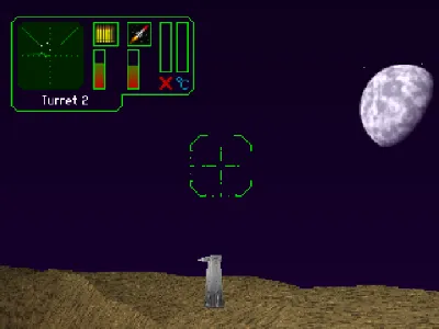 Defcon 5 gameplay screenshot on PS1