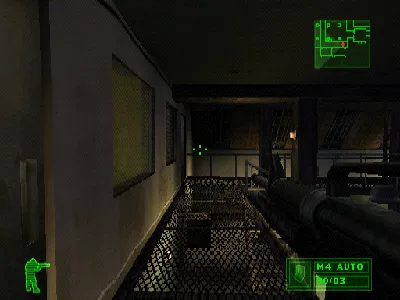 Delta Force: Urban Warfare gameplay screenshot on PS1