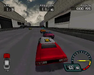 Demolition Racer gameplay screenshot on PS1