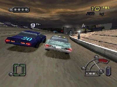 Destruction Derby Raw gameplay screenshot on PS1