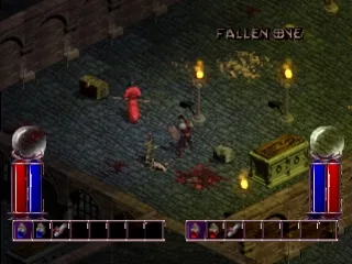 Diablo gameplay screenshot on PS1