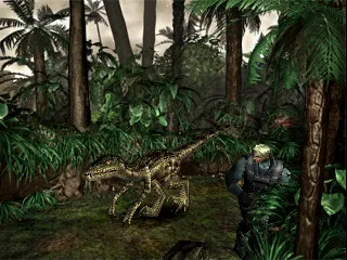 Dino Crisis 2 gameplay screenshot on PS1