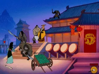 Disney's Animated Storybook: Mulan gameplay screenshot on PS1