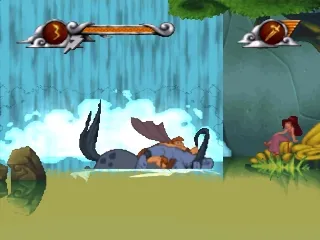 Disney's Hercules gameplay screenshot on PS1