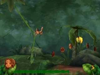 Disney's Tarzan gameplay screenshot on PS1
