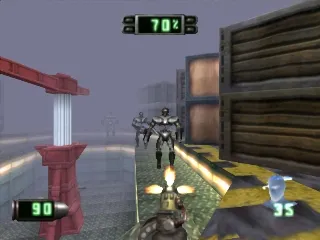 Disruptor gameplay screenshot on PS1