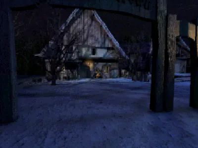 Dracula: Resurrection gameplay screenshot on PS1