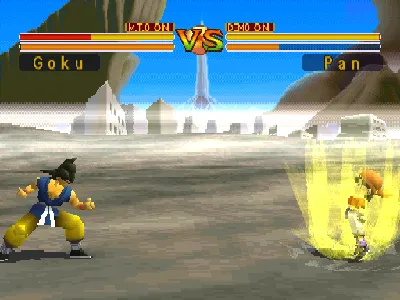 Dragon Ball GT: Final Bout gameplay screenshot on PS1