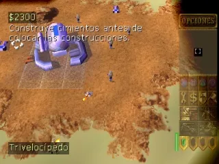 Dune 2000 gameplay screenshot on PS1
