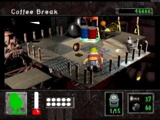 Eggs of Steel: Charlie's Eggcellent Adventure gameplay screenshot on PS1